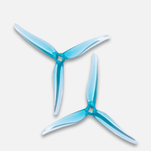 HD Propellers 5125 PC 3 Blade 1.5mm (2CW, 2CCW) – Clear Blue